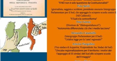 CONVEGNO CON ESONERO: NO REGIONALIZZAZIONE, secessione dei ricchi